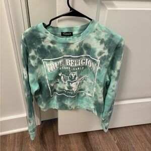 True religion cropped crew